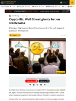 Wall Street Giants JPMorgan, BoA and Citi Eye Stablecoins | Crypto Biz