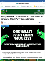 Ramp Network Launches Multichain Wallet to Eliminate Third-Party Dependencies - TheNewsCrypto