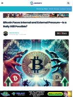 Bitcoin Faces Internal and External Pressure—Is a Rally Still Possible?