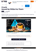 Crucial Fake SHIB Token Warning Issued by Shiba Inu Team