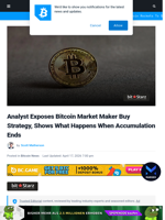 Analyst Exposes Bitcoin Market Maker Buy Strategy, Shows What Happens When Accumulation Ends | Bitcoinist.com