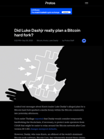 Did Luke Dashjr really plan a Bitcoin hard fork?