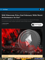 Will Ethereum Price End February With Worst Performance So Far?
