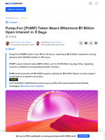 Pump.Fun (PUMP) Token Soars 16% in 12 Hours, What's Next?
