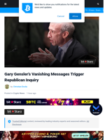 Gary Gensler Under Fire: Republicans Probe Ex-SEC Chief’s Deleted Messages