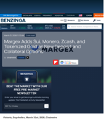 Margex Adds Sui, Monero, Zcash, and Tokenized Gold as New Deposit and Collateral Options  - Benzinga