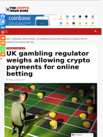 UK gambling regulator weighs allowing crypto payments for online betting - The Crypto News Wire