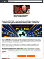 Hyperliquid (HYPE) Price Prediction: ATH Breakout Above $73 Leaves Dogecoin Behind as Analysts Eye $100 Move