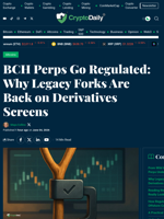 BCH Perps Go Regulated: Forks Return to Derivatives