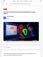 The Fake CAPTCHA That Almost Emptied My Crypto Wallet | NullTX