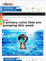 5 privacy coins that are pumping this week - The Crypto News Wire