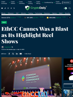 EthCC Cannes Was a Blast as Its Highlight Reel Shows - Crypto Daily