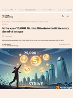Strive eyes 75,000 Mt. Gox Bitcoin to build treasury ahead of merger - AMBCrypto