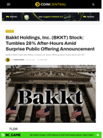 Bakkt Holdings, Inc. (BKKT) Stock: Tumbles 28% After-Hours Amid Surprise Public Offering Announcement