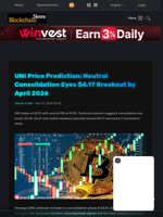 UNI Price Prediction: Neutral Consolidation Eyes $4.17 Breakout by April 2026 - Blockchain.News