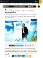 Binance’s CZ suggests CEXs immediately list like DEXs, prompting concerns