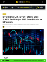 BTC Digital Ltd. (BTCT) Stock: Dips 2.31% Amid Major Shift from Bitcoin to Ethereum