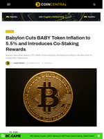 Babylon Cuts BABY Token Inflation to 5.5% and Introduces Co-Staking Rewards