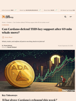 Can Cardano defend THIS key support after 69 mln whale move? - AMBCrypto