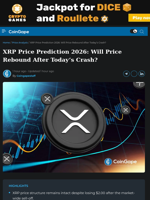 XRP Prediction 2026: Will Price Rebound After Today’s Crash?