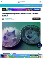 This Dogecoin Squeeze Could Kickstart The Next Bull Run