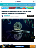 Ethereum Breakdown Incoming? RSI Trendline Snaps As Double Confirmation Looms