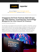 Singapore FinTech Festival 2025 Wraps up 10th Edition, Framing the Technology Blueprint for the Future of Finance