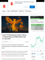 Top 5 FTX Bankruptcy Estate Tokens To Watch Below $100M...