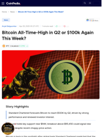 Bitcoin All-Time-High in Q2 or $100k Again This Week?