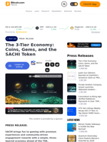 The 3-Tier Economy: Coins, Gems, and the SACHI Token – Press release Bitcoin News