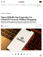 OpenAI Rolls Out Upgrades for ChatGPT Search, Online Shopping - Decrypt