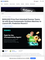 Zoomex Launch EPL Prediction Round 2