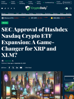 SEC Approval of Hashdex Nasdaq Crypto ETF Expansion: A Game-Changer for XRP and XLM? - Crypto Daily