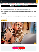 Bitcoin Enters Delaware Life’s Retirement Annuity Portfolio