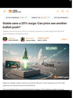 Stable sees a 20% surge: Can price see another bullish push? - AMBCrypto