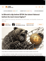 Is Bitcoin's dip below $70K the latest fakeout before its next move higher? - AMBCrypto