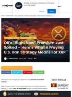 XRP Price & Iran War Fallout: Oil Markets Flash Urgent Signal