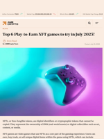 Top 6 Play-to-Earn NFT games to try in July 2025! - AMBCrypto