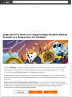 Dogecoin Price Prediction: Dogecoin Dips 8% Amid Market Turmoil—Is a Rebound on the Horizon? - Brave New Coin