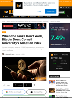 When The Banks Don't Work, Bitcoin Does: Report