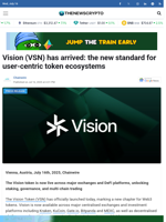 Vision (VSN) has arrived: the new standard for user-centric token ecosystems - TheNewsCrypto