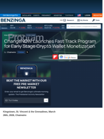 ChangeNOW Launches Fast Track Program for Early Stage Crypto Wallet Monetization 