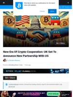 New Era Of Crypto Cooperation: UK Set To Announce New Partnership With US | Bitcoinist.com