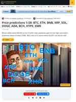 Gold rally, FOMC outcome And Weak DXY May Extend Crypto Market Rally