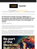 BDAG Predicted to Hit $10! PI Holds Steady, BNB Shows Strength