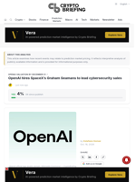 OpenAI hires SpaceX's Graham Seamans to lead cybersecurity sales