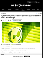 HYPE Bullish Signals: Priority Fees, ETF Filing, ATH Pairs
