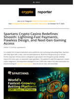 Spartans Crypto Casino: Seamless Crypto Gaming with 5,900+ Titles and Instant Access