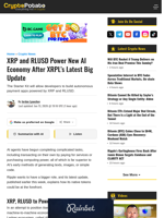 XRP and RLUSD Power New AI Economy After XRPL's Latest Big Update