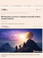 Bitcoin price recovery? 3 signals reveal why traders remain cautious - AMBCrypto